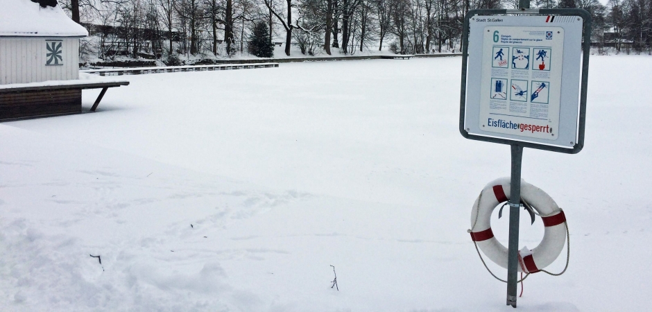 Buebenweiher im Winter